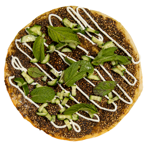 Zaatar & Labneh Pie